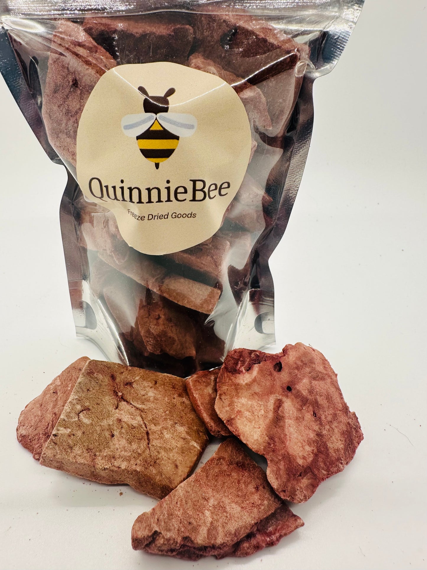 Raw beef liver chews dog treats