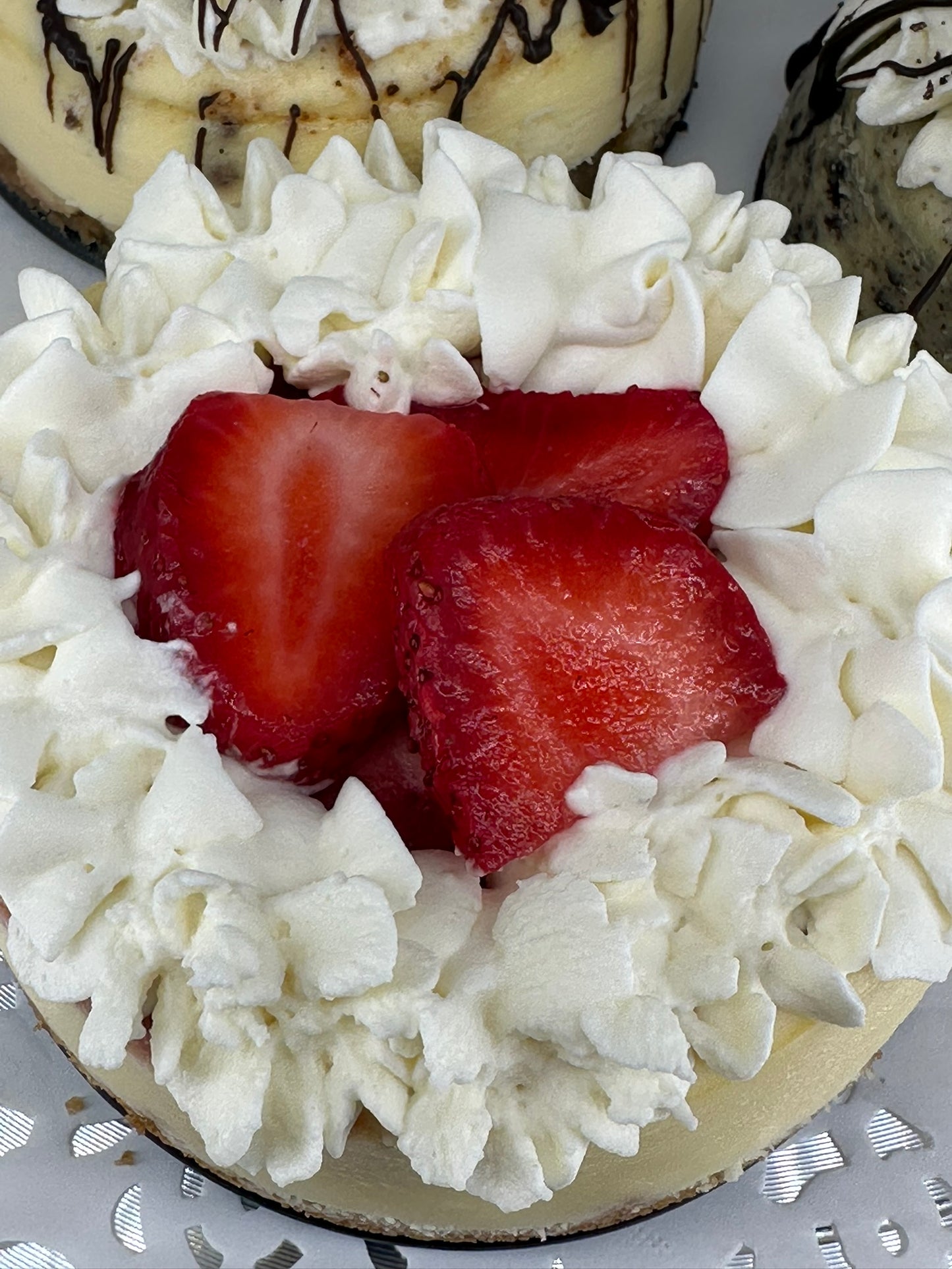 Single serve 4" cheesecake